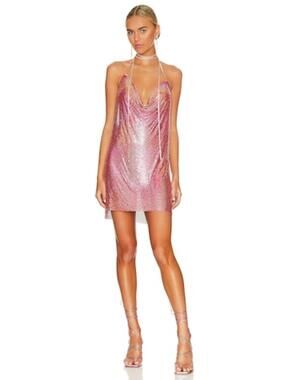 8 Other Reasons Chainmail Mini Dress in Multi